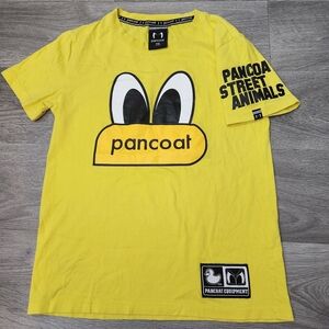 PEACOAT Yellow Shirt Size XS‎ Duck Popeyes Pancoa Street Animal K-Pop Korean